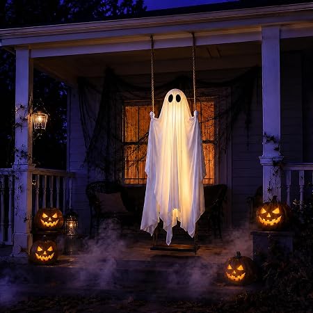 GhostyNight™ Swinging Ghost