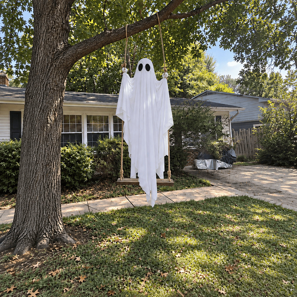 GhostyNight™ Swinging Ghost